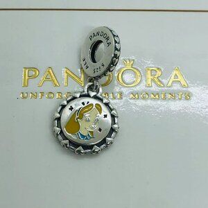 ✨🔥Pandora Alice in Wonderland White Queen and Queen of Heart Charm S925 Silver